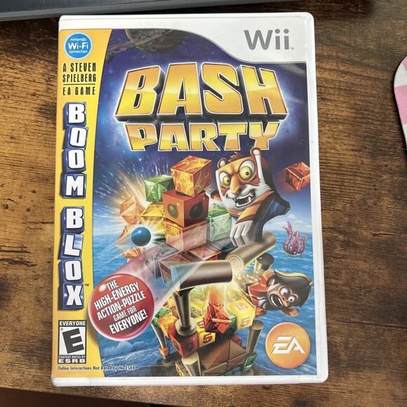 Boom Blox Bash Party Nintendo Wii 2009 A Steven Spielberg Game - Picture 1 of 5